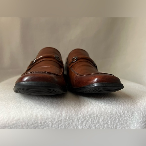 Steve Madden Size 10 1/2 Brown Leather Slip On Mens Shoes main image 9